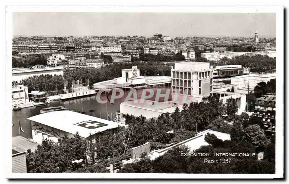 Internationale Ausstellung Paris 1937 — Überblick vom Eiffelturm — H. Chipault, Concessionnaire, Boulogne-sur-Seine - Vorderseite