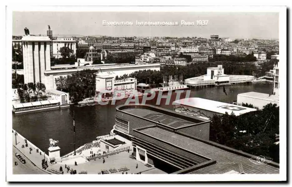 Internationale Ausstellung Paris 1937 — Überblick vom Eiffelturm — H. CHITRAULT, Boulogne-sur-Seine - Vorderseite