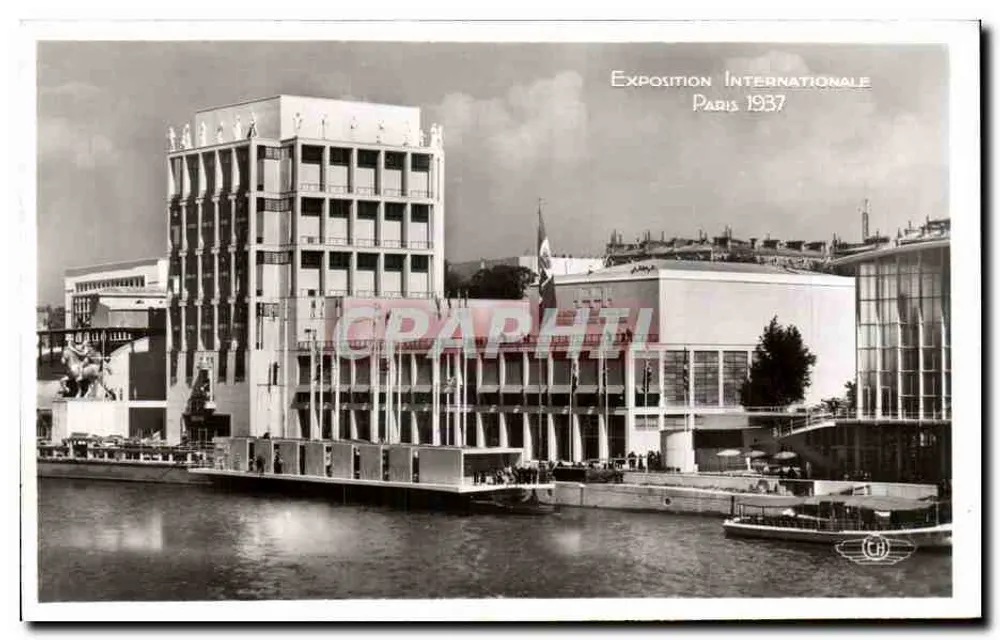 Pavillon Italiens — Internationale Ausstellung Paris 1937 — Verleger: H. CHITRAULT, Frankreich Concessionär - Vorderseite