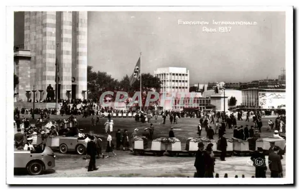 Exposição Internacional de Paris 1937 — Vista geral — H. CHITLART, Boulogne-Sainte-Opale, França - Frente