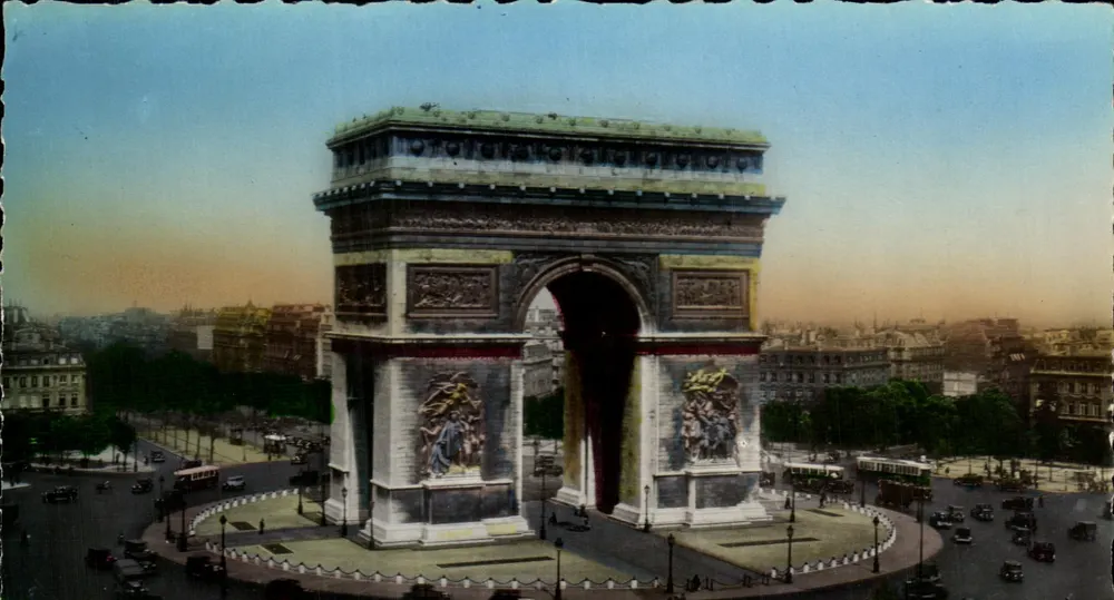 Paris — Arco do Triunfo — editor anônimo, n° 31 - Frente