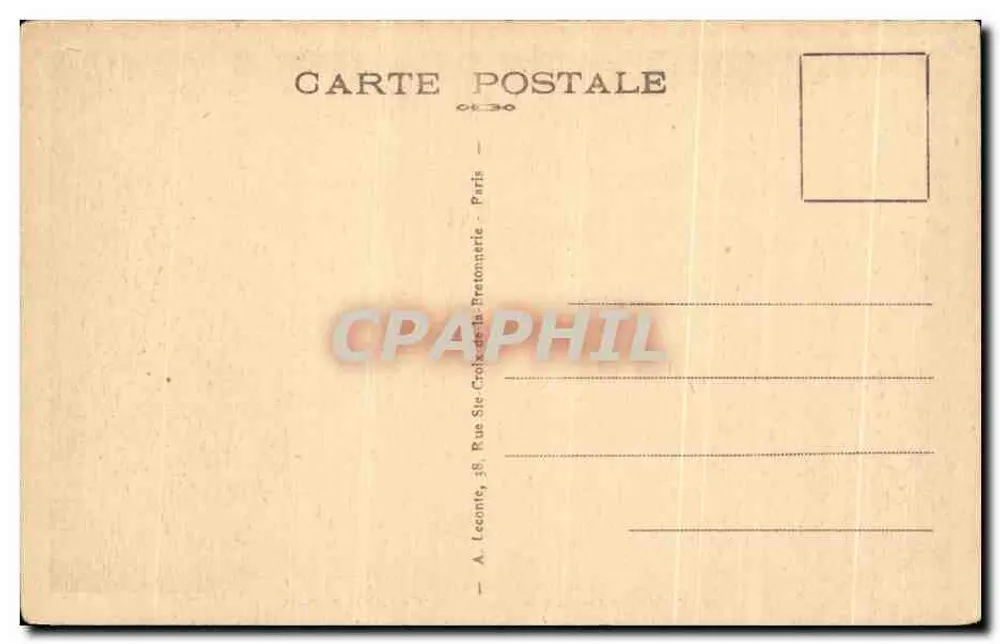Paris — Opéra, grande escada — editor A. Leconte, n°4 - Verso
