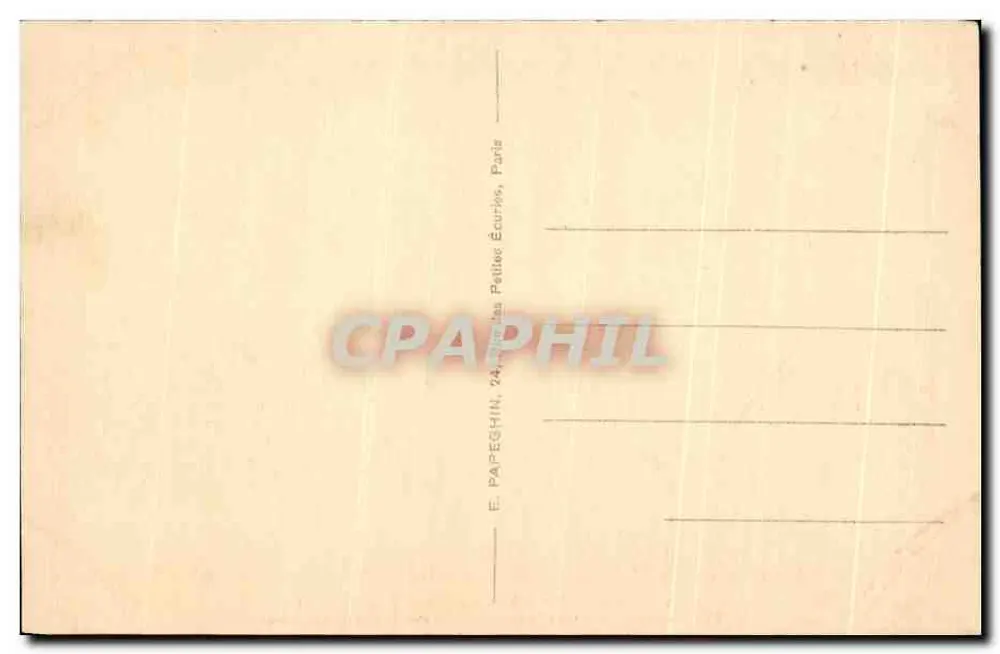 Paris - Notre-Dame - A Abside e o Ponte — E. Papeghin, 24, rue des Petites Écuries, Paris - Verso