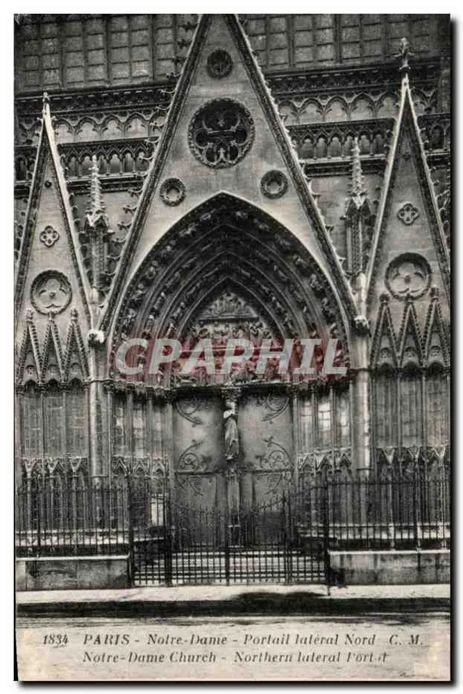 Paris - Notre-Dame - Nordseitentor — C.M. - Vorderseite