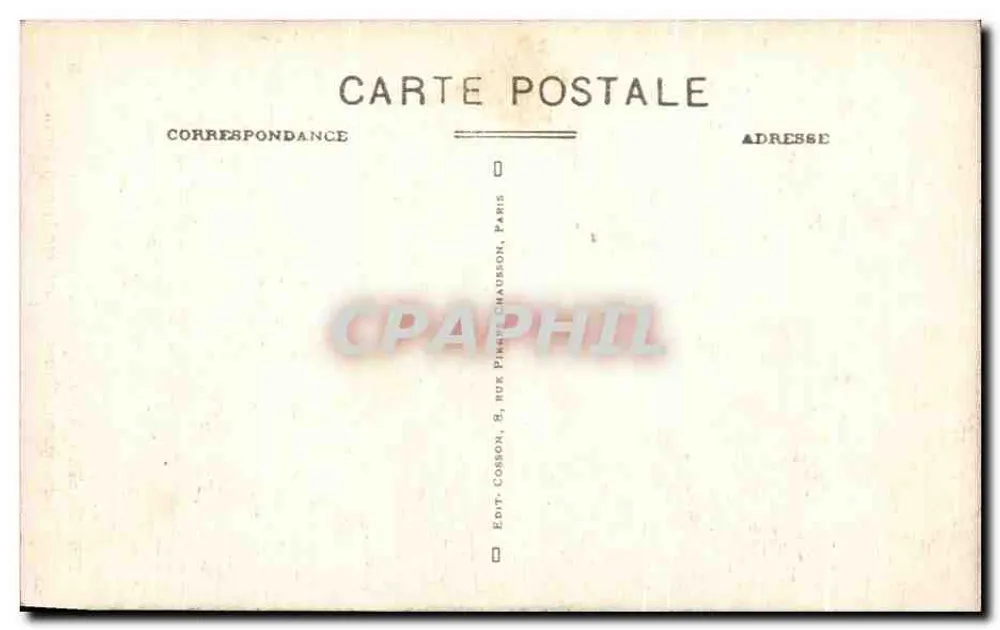 Paris - Notre-Dame - Nordseitentor — C.M. - Rückseite