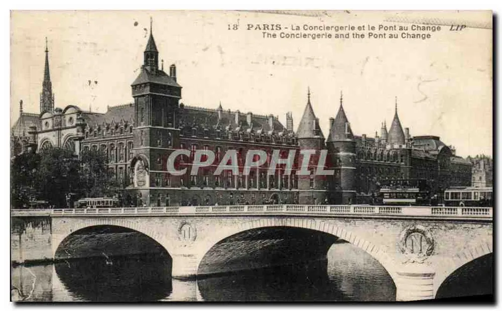 Paris - A Conciergerie e o Pont du Change — LIP, n°18 - Frente