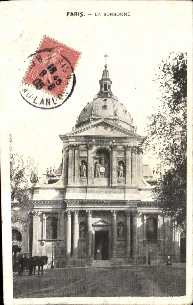Parijs — De Sorbonne — Onbekende uitgever, serie-nummer niet zichtbaar - Voorkant