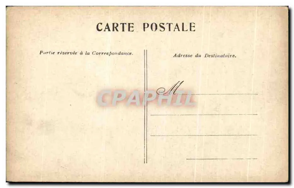 Paris — A Place de la Concorde — editor não identificado - Verso