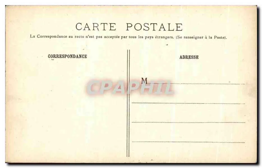 Die Buttes-Chaumont — Ansicht des Sees — G.I. — Nr. 447 - Rückseite