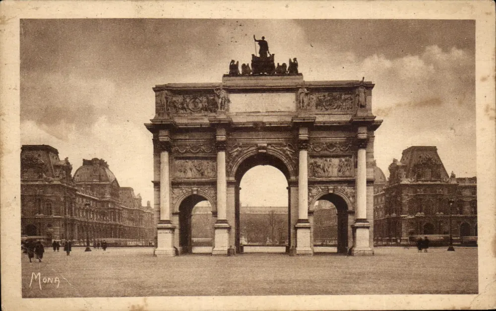 Arc de Triomphe du Carrousel — Paris — Art Editions MOYA, Nr. 28 - Vorderseite