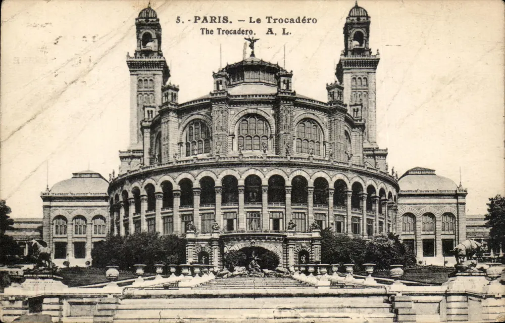 Paris — Der Trocadéro — A. L. - Vorderseite