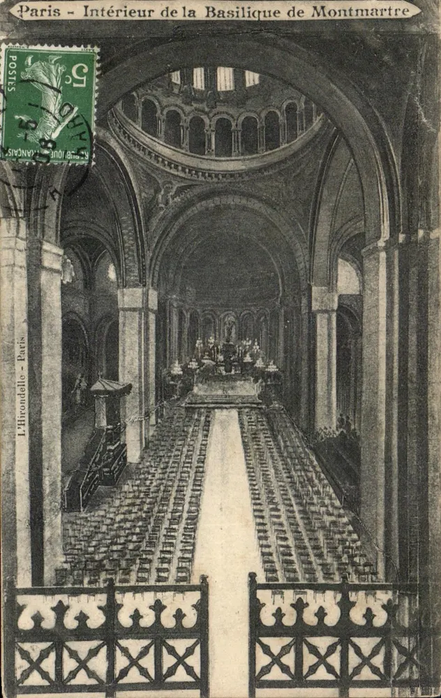 Paris - Intérieur de la Basilique de Montmartre — L'Hirondelle, Paris - Vorderseite