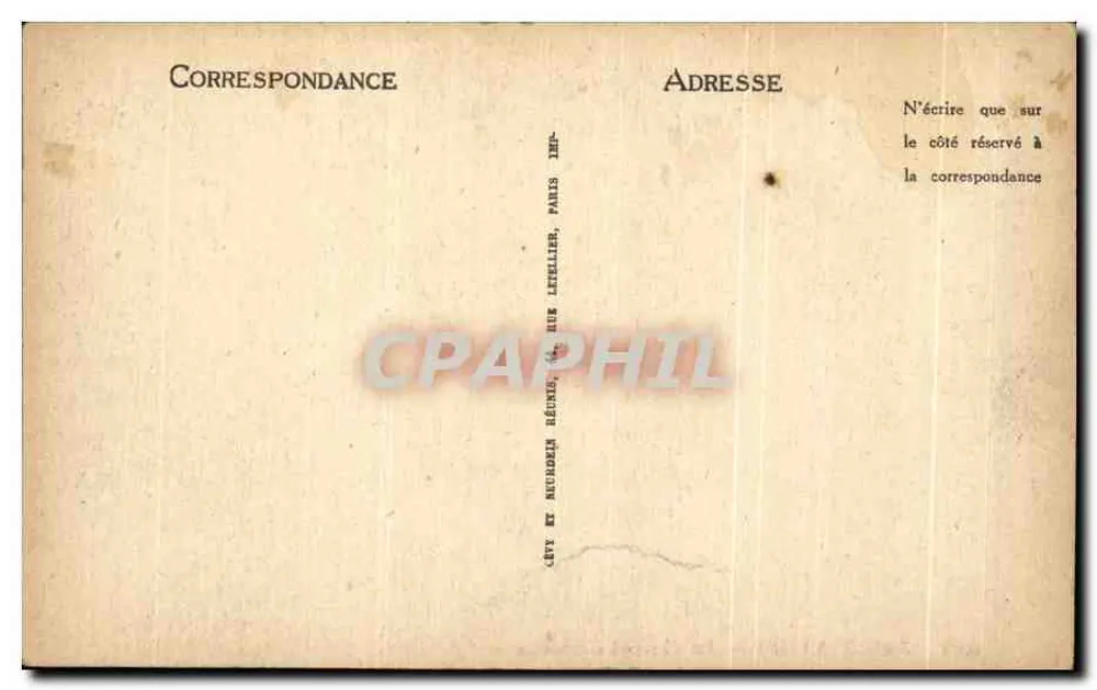 Paris (XVIII) — A Caserne Carpeaux — LL - Verso