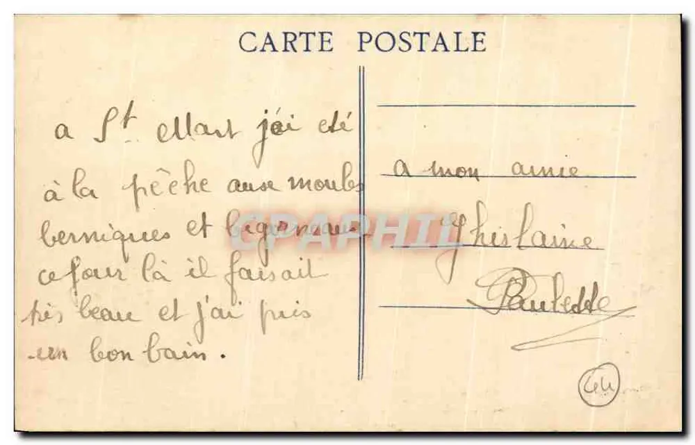 Saint-Marc-sur-Mer — Praia da Courance — Coll. Peronny - Verso