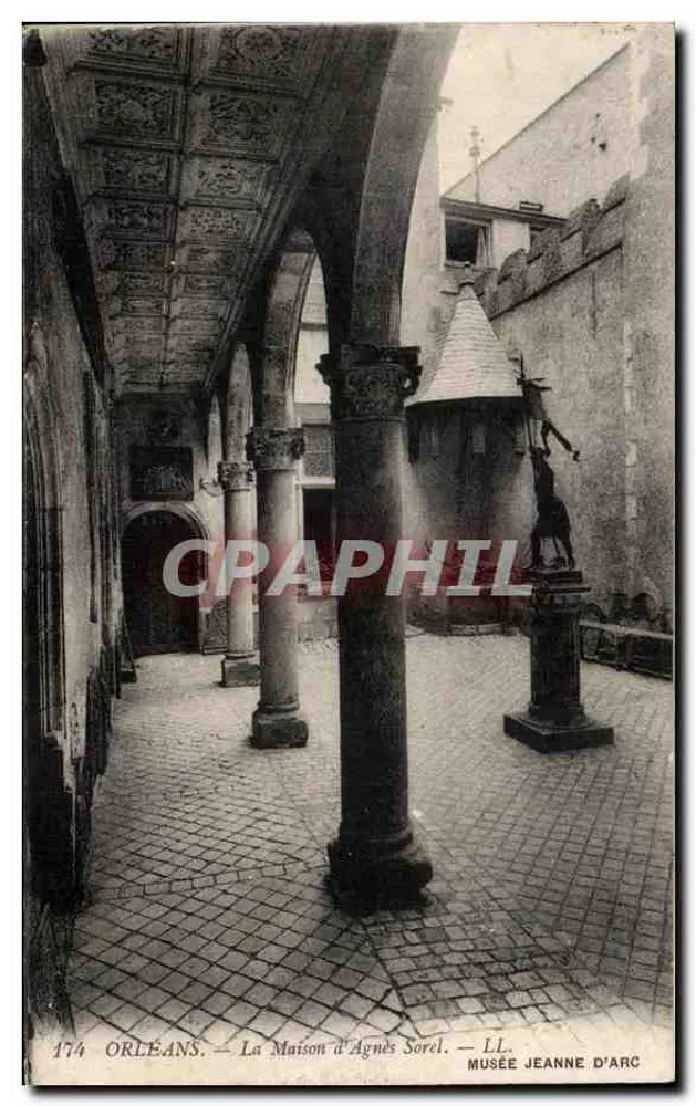 Orléans — A Casa de Agnès Sorel — Museu Jeanne d'Arc — LL - Frente
