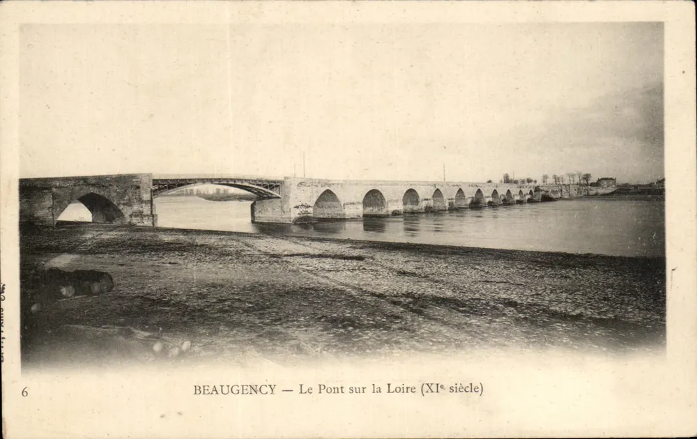 Beaugency — O Ponte sobre a Loire (século XI) — Editor: C. P. R. (nº6) - Frente