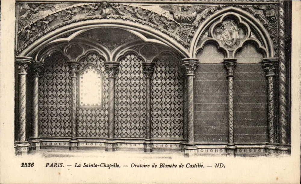 Paris — La Sainte-Chapelle — Oratorium von Blanche de Castille - Vorderseite