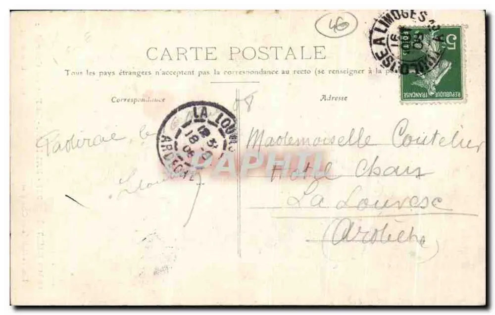 Padirac - El Paso del Cocodrilo — Lib. Baudel, Saint-Céré (Lot) - n°311 - Reverso