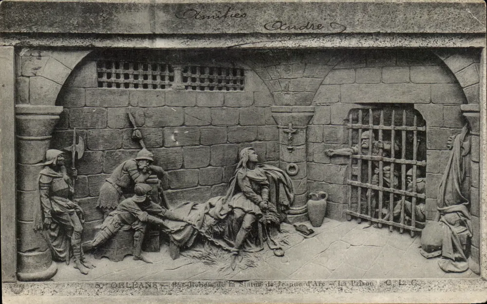 Orléans — Relief der Statue der Jeanne d'Arc — La Prison — C. L. C. - Vorderseite