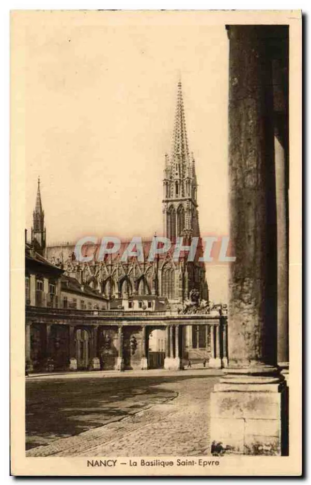 Nancy — A Basílica de São Epvrê - Frente