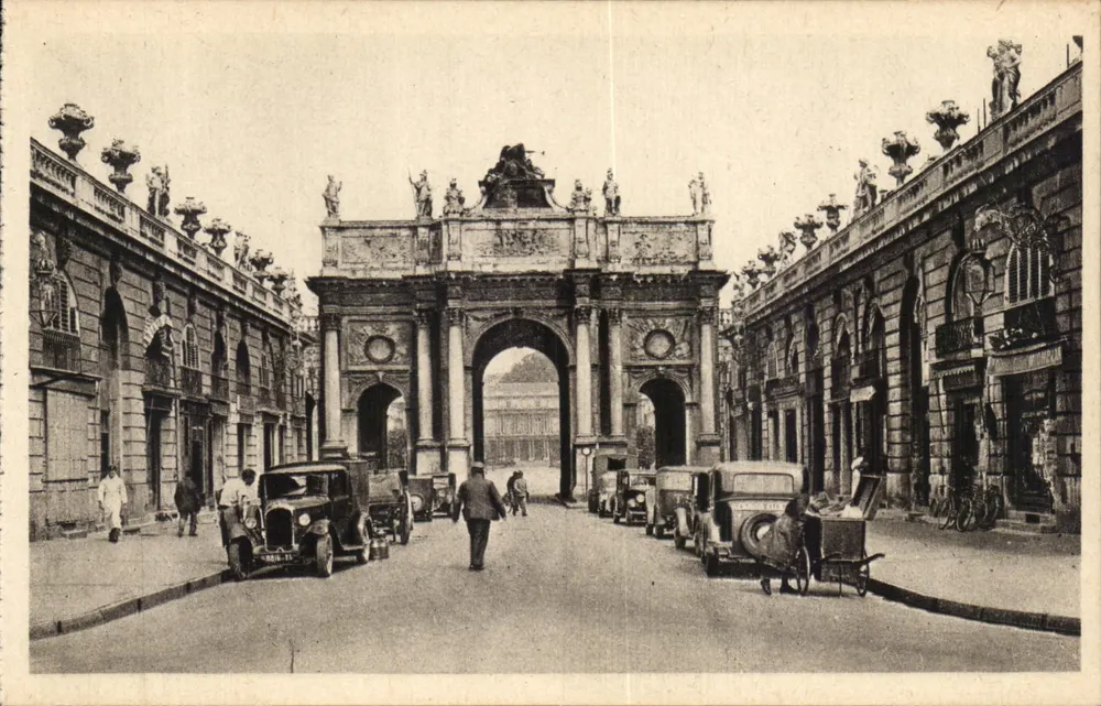 Nancy — Der Triumphbogen — Rue Héré - Vorderseite