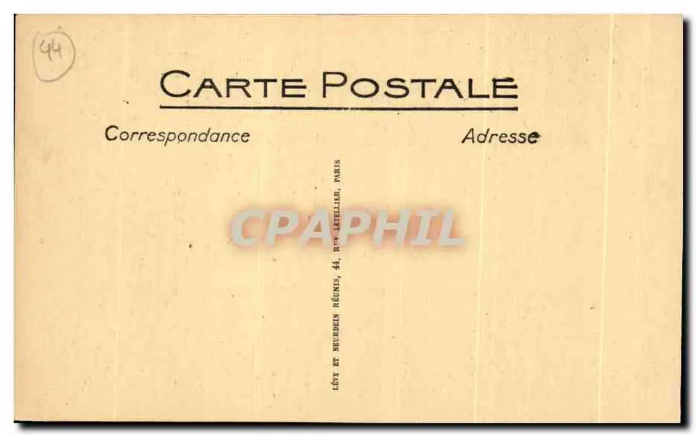 NANTES — A FACHADA DA CATEDRAL — LL - Verso