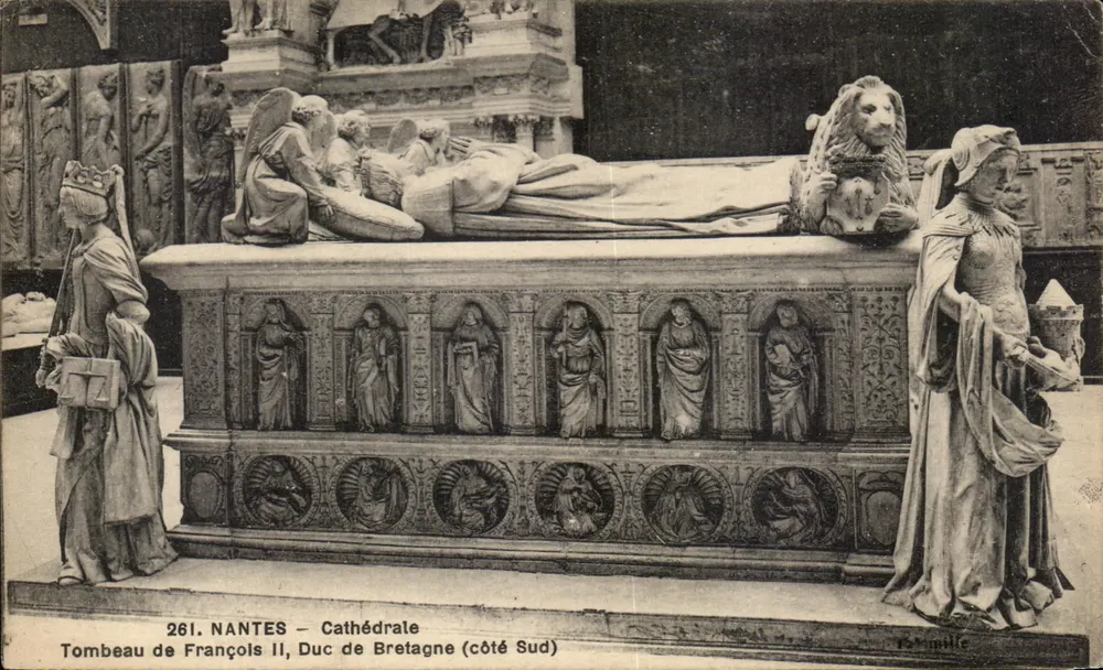 NANTES — Cathédrale — Tombeau de François II, Duc de Bretagne (côté Sud) - Vorderseite