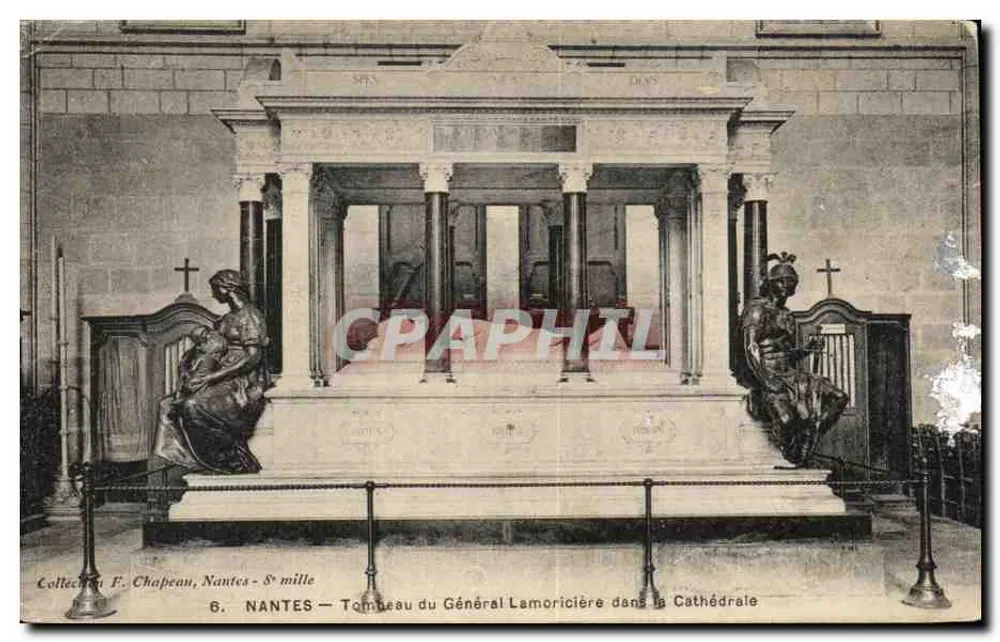 Nantes — Grabmal des Generals Lamoricière in der Kathedrale — Sammlung F. Chapeau, 8. Tausend - Vorderseite