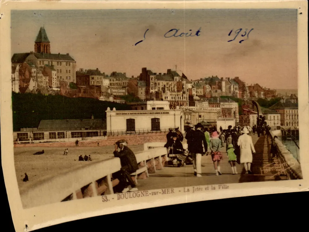 Boulogne-sur-Mer — La Jetée et la Ville — éditeur Harmigues - Vorderseite
