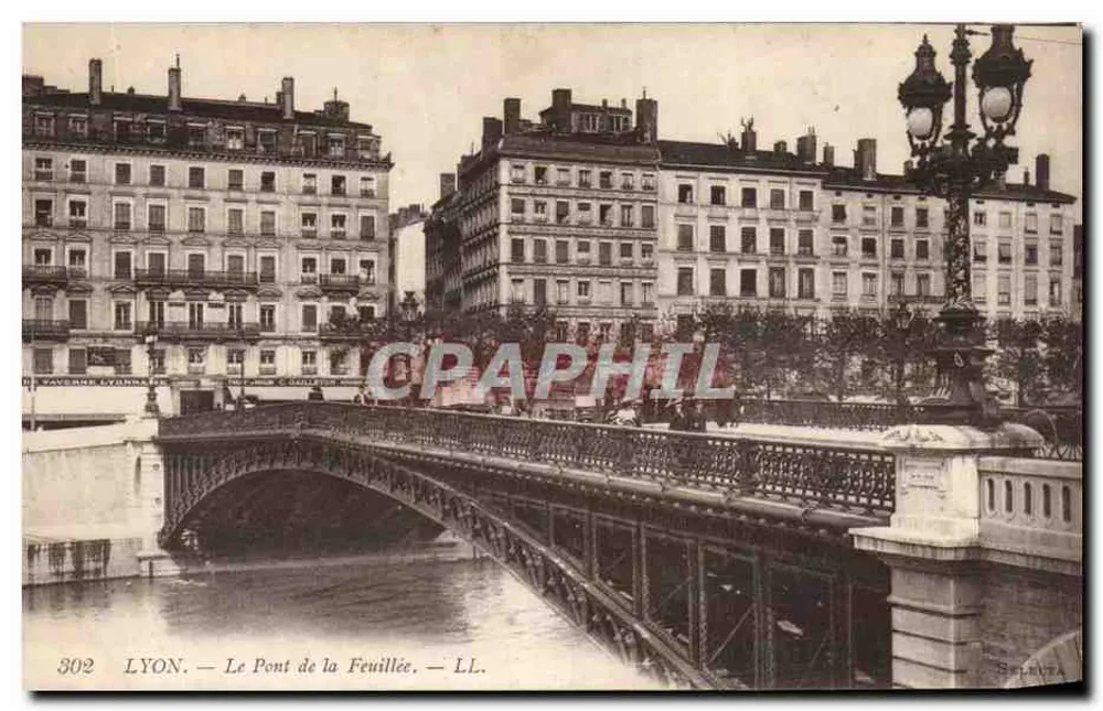 LYON — O Ponte da Feuillée — T. TAVESNE LYONNAIS & Cie, n° 302 - Frente
