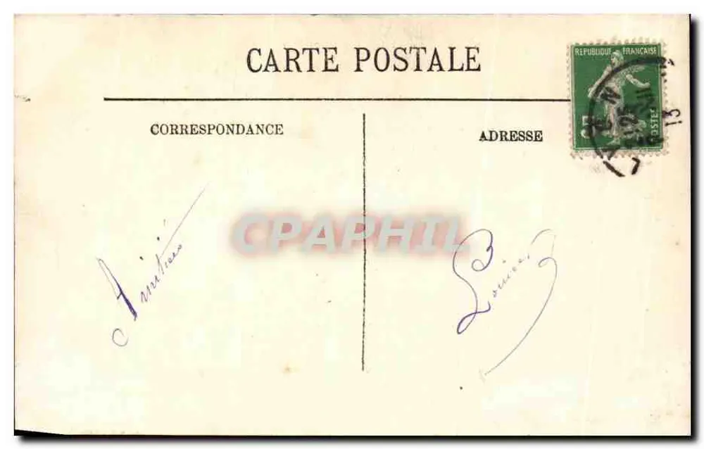 LYON — O Ponte da Feuillée — T. TAVESNE LYONNAIS & Cie, n° 302 - Verso