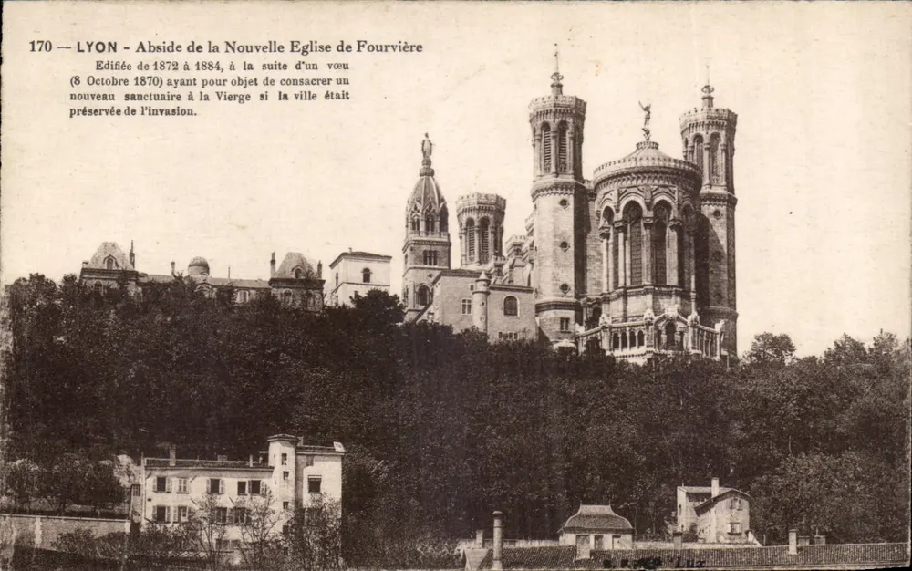 LYON - Apsis der neuen Kirche von Fourvière — Verlag ONIS-FRANCE, Nr. 170 - Vorderseite