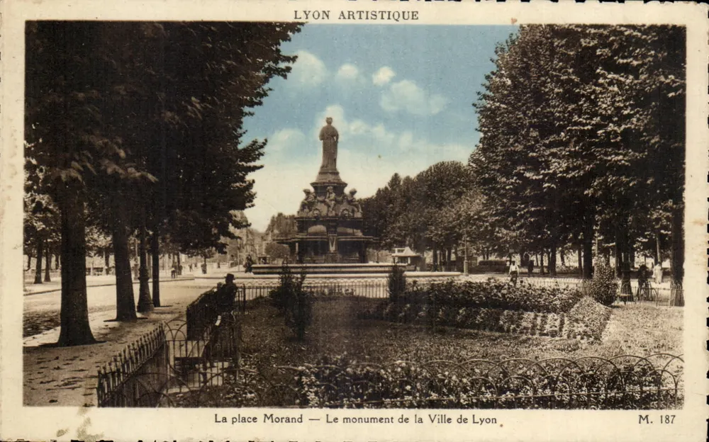 Place Morand — Denkmal der Stadt Lyon — Lyon Artistique, M. 187 - Vorderseite