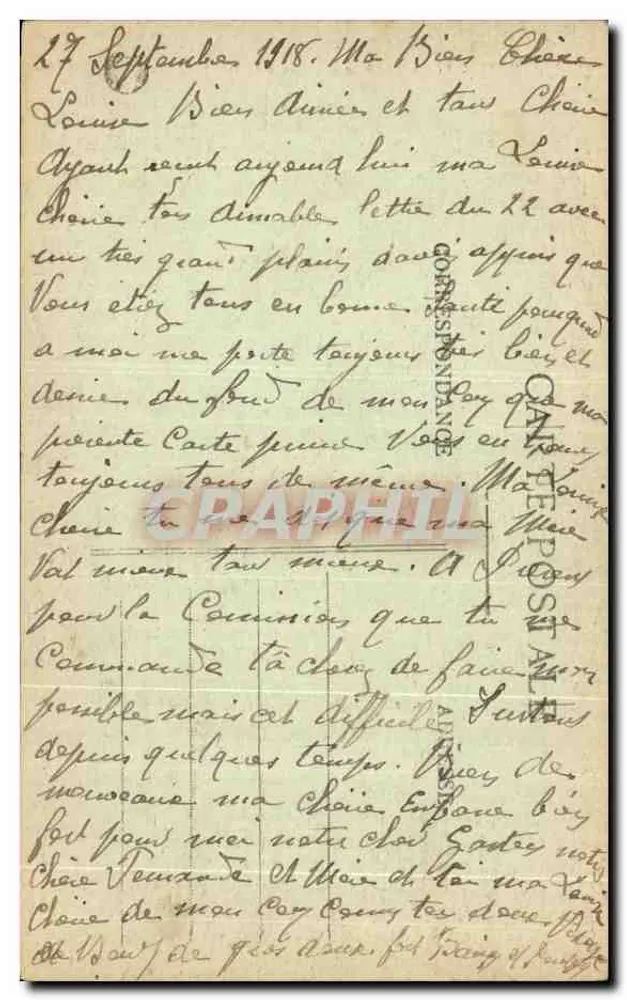 LYON — Brücke Guillotière und Hügel Fourvière — E. 279 - Rückseite