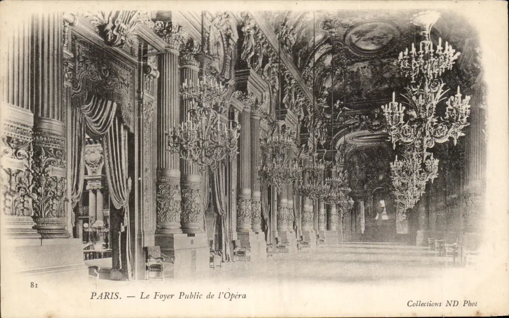 PARIS — O Foyer Público da Ópera — Coleções ND Phot - Frente