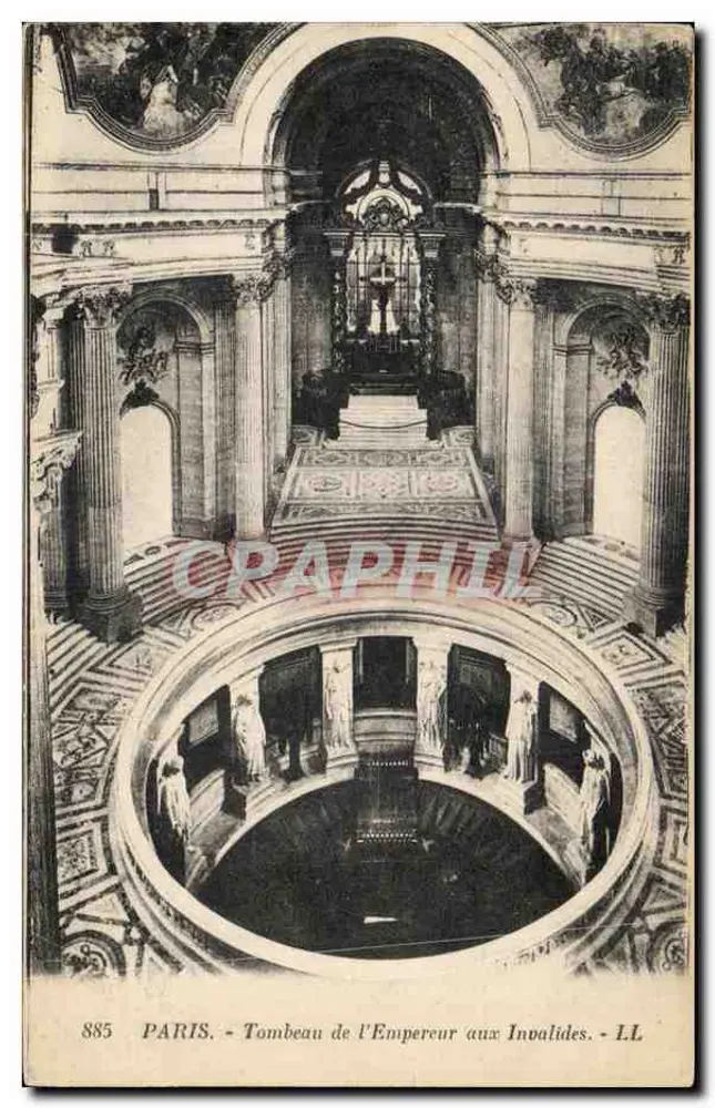 Paris - Grabmal des Kaisers in den Invaliden - LL Nr. 885 - Vorderseite