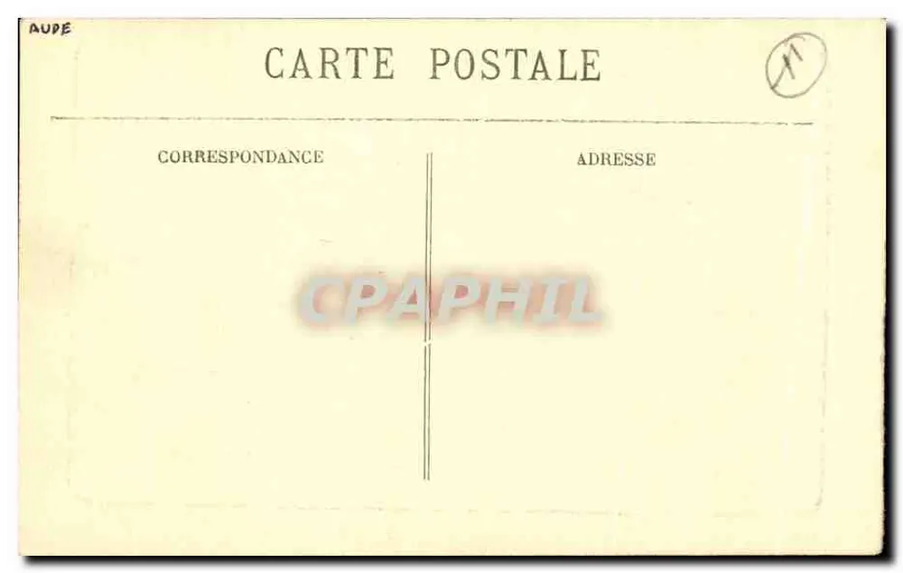Cité de Carcassonne — Allgemeiner Blick aus dem Nordwesten — E. Rondière, Verleger - Rückseite
