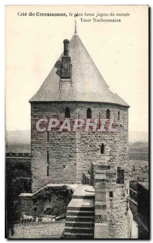 Cité de Carcassonne, das schönste Juwel der Welt — Turm von Narbonne — Verlag Maison de Trencauvel - Vorderseite