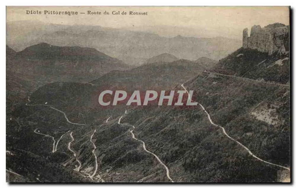 Weg naar het Col de Rousset — Dolois Pittoresque — Uitgever niet zichtbaar - Voorkant
