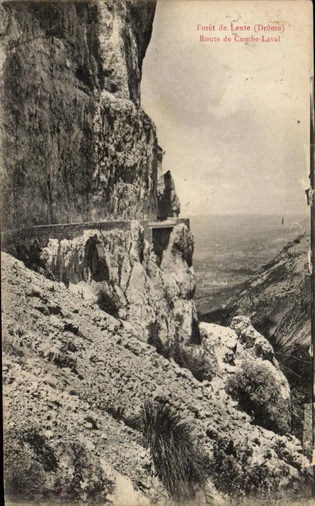 Floresta de Lente (Drôme) — Estrada de Combe-Laval — editor não identificado - Frente