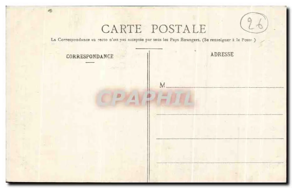 Valência - O Portal da Catedral (Entrada Norte) — G. E. B., 68, Rua das Alpes, Valência - Verso