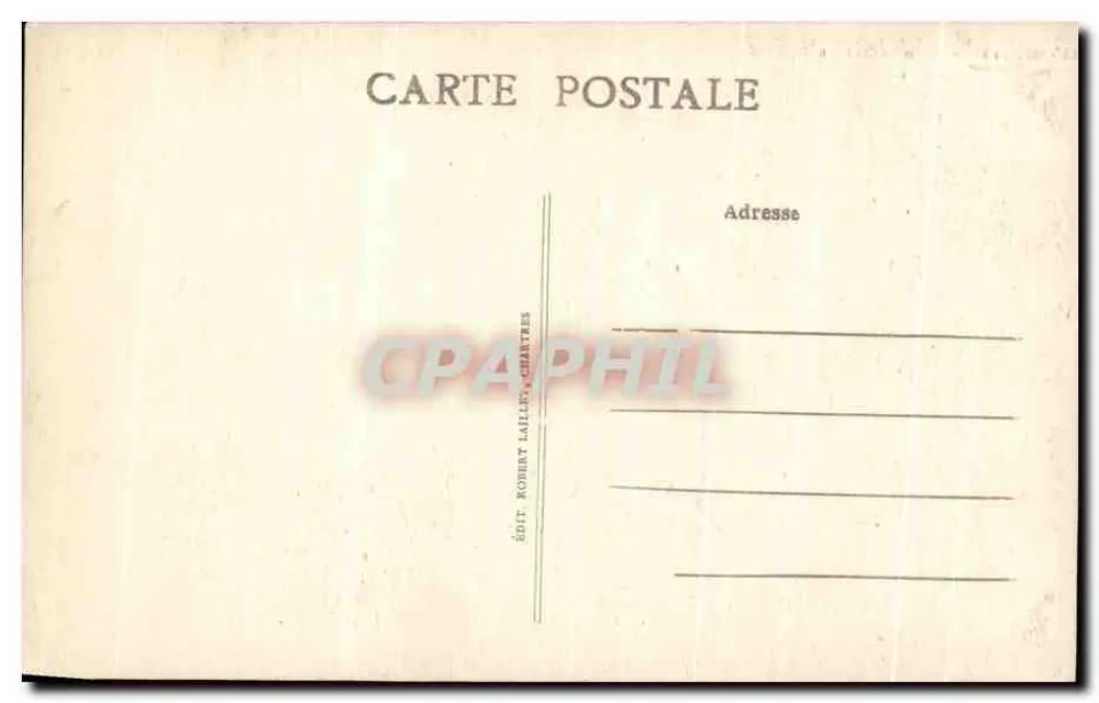 Chartres — Katedra, strona północna — Wydawca Robert Lailley, nr 425 - Rewers