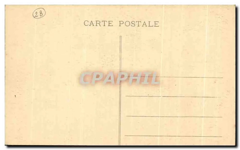 Catedral de CHARTRES (E.-et-L.) — Fragmento do Tour do Coro (século XVI) — G. Foucault, edit. Dreux - Verso