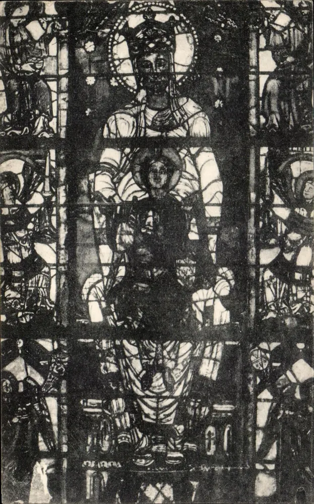 Unsere Frau der Schönen Glasfenster — Kathedrale von Chartres — G. Foucault, Verlag, Chartres - Vorderseite