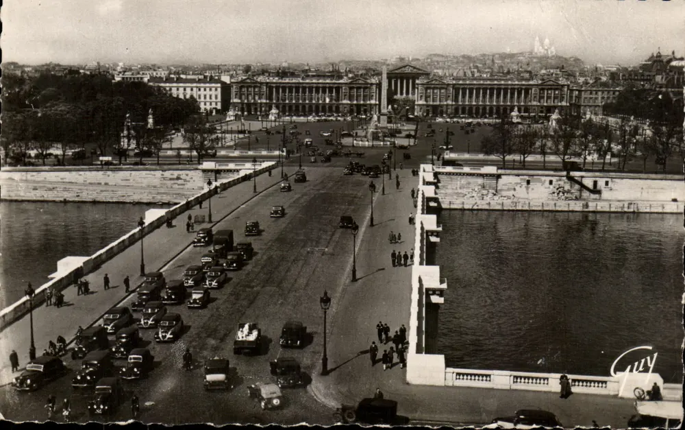 Brücke der Concordien — Place de la Concorde — Verlag Guy, Nr. 3.036 - Vorderseite