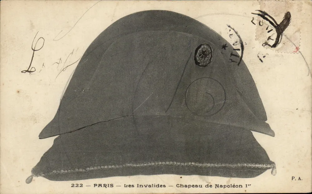 Paris - Les Invalides — Chapeau de Napoléon Ier — P.A. n°222 - Recto
