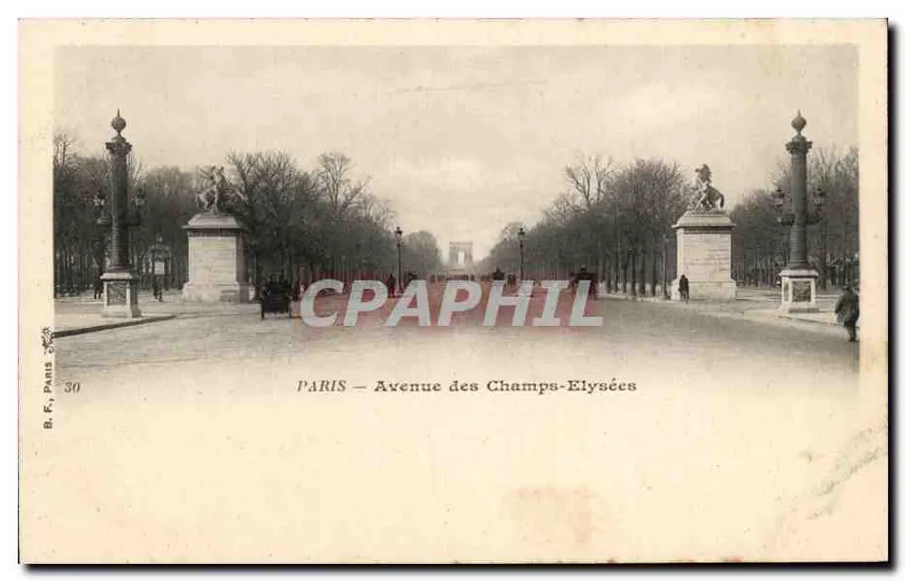 PARIS — Avenida dos Campos Elísios — B.F. Paris n°30 - Frente