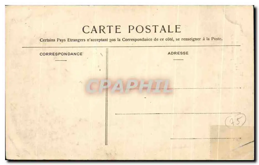 Paris — Place de Breteuil — Puits artésien de Grenelle profond de 548m, éditeur RIVAGE NANCY, n°53 - Rückseite