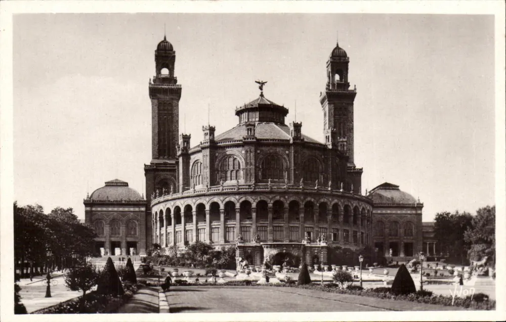 Palast des Trocadéro — Paris — Kunstausgabe YVON - Vorderseite