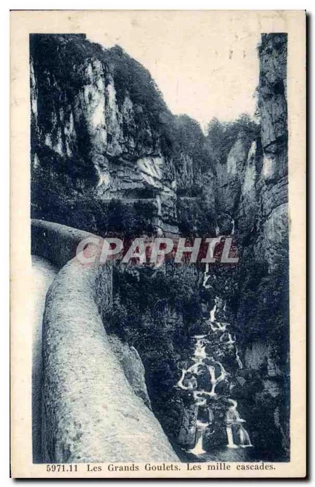 Les Grands Goulets — Les mille cascades — n°5971.11 - Frente
